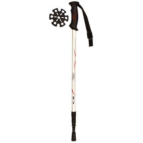ჰაიკინგის ჯოხი 21SU ZIR Silver-Red-Black