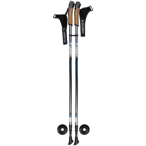 ჰაიკინგის ჯოხები Abbey 21SR ZZB Silver grey-Black-Blue