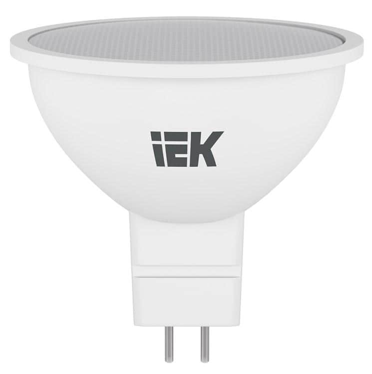 შუქდიოდური ნათურა IEK MR16 4000K 7W GU5.3