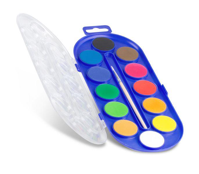 აკვარელი Watercolour set 12 tablets 30 mm 112A12SG