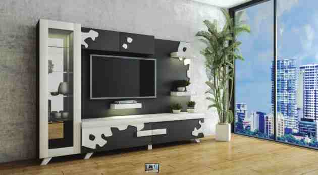 ტელევიზორის კედელი TV Zebra