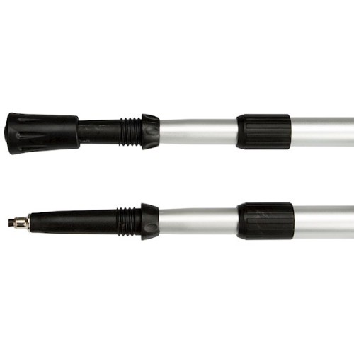 ჰაიკინგის ჯოხები Abbey 21SV ZRW anti shock Black-Red-White