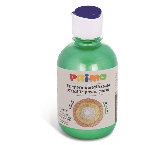 გუაში 233TM300610 Ready-mix metallic poster paint bottle 300 ml with flow-control cap bright green 610.