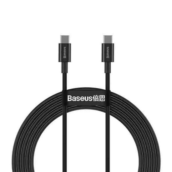 Superior Series Fast Charging Data Cable Type-C to Type-C 100W 1m