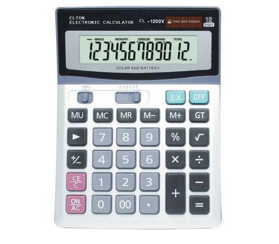 კალკულატორი 12 თანრიგიანი CL-1200V 512005