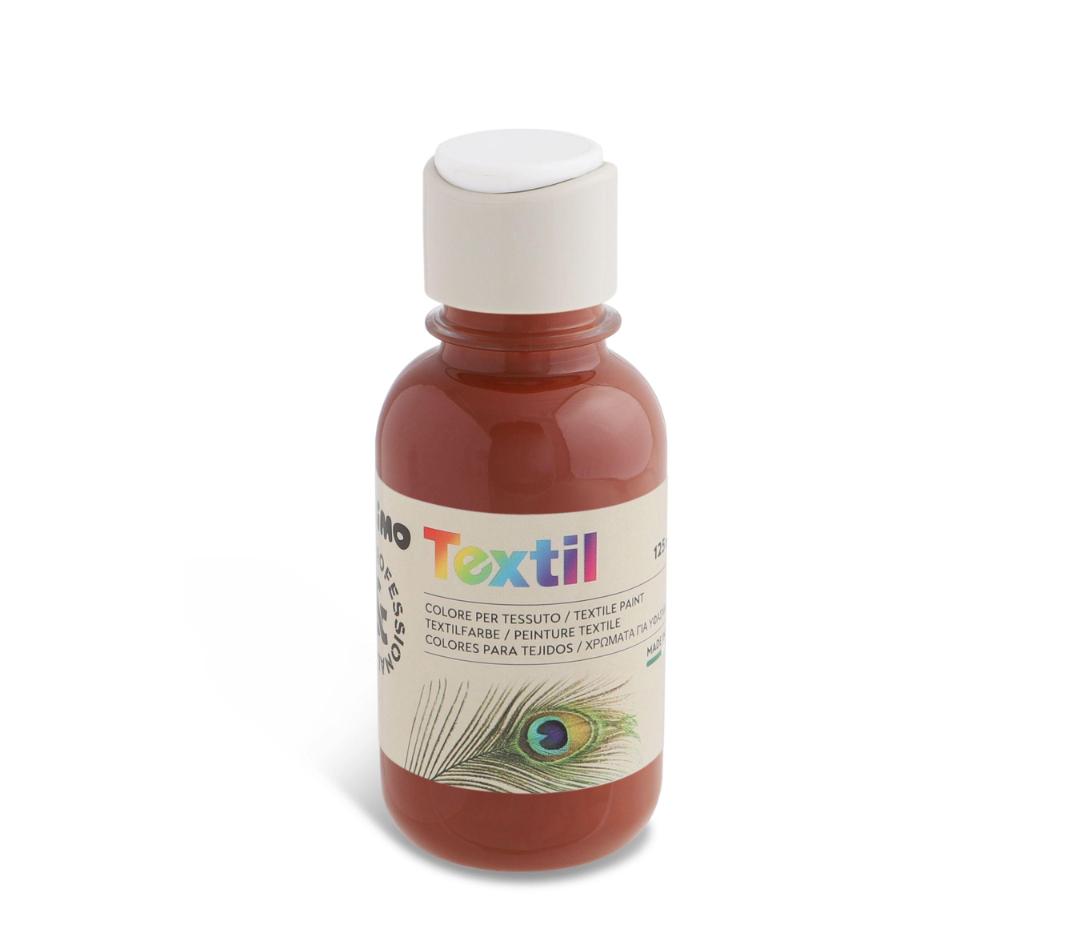 აკრილის საღებავი 410TX125730 Textile paint 125 ml bottle with flow-control cap burnt siena