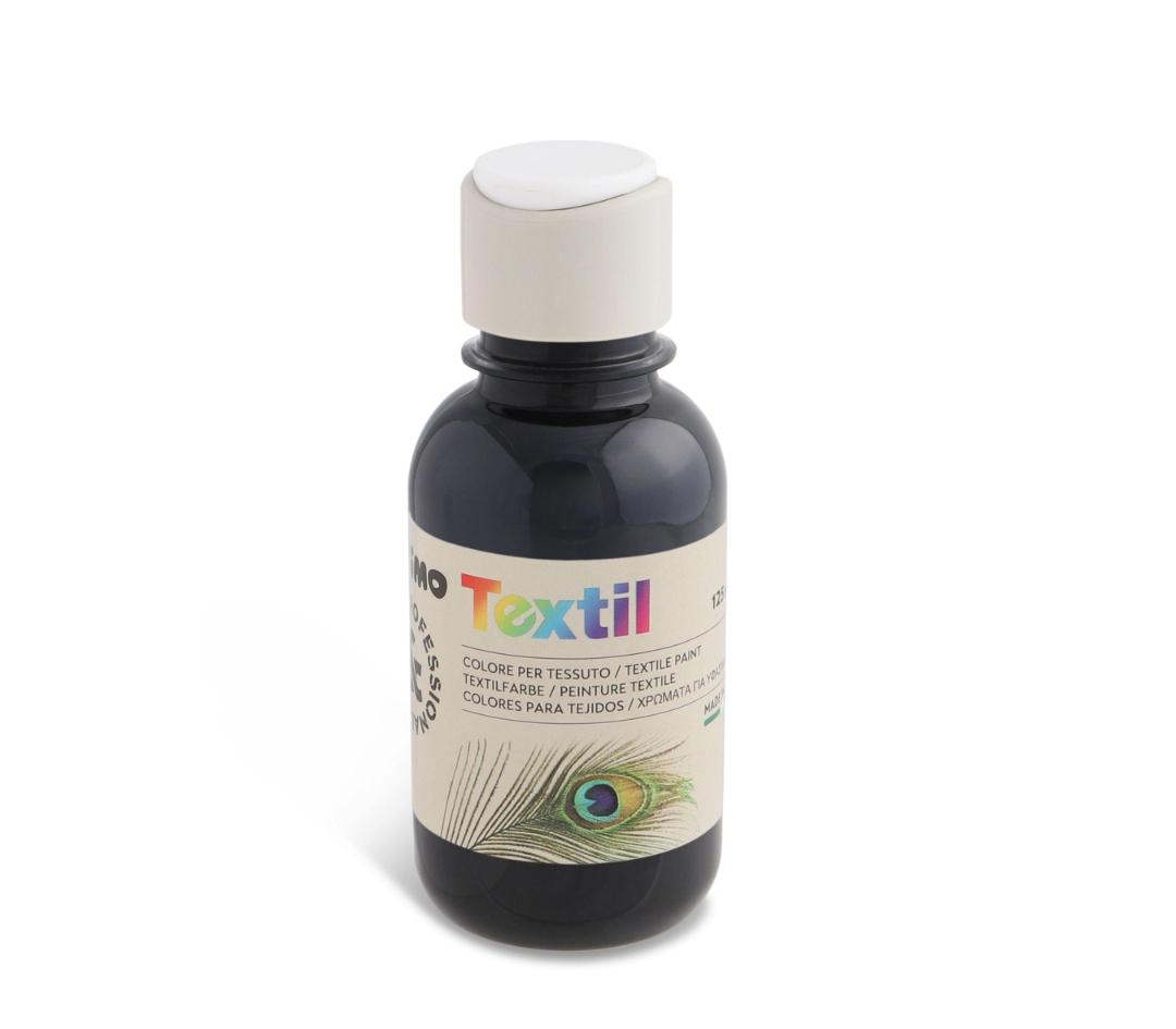 აკრილის საღებავი 410TX125800 Textile paint 125 ml bottle with flow-control cap black