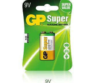 ელემენტი GPPVA9VAS010 1604A-U1 SUPER ALKALINE (6LF22) GP